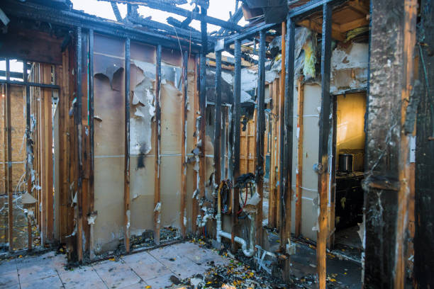 Professional Fire Damage Repair technician working in Jackson, WI